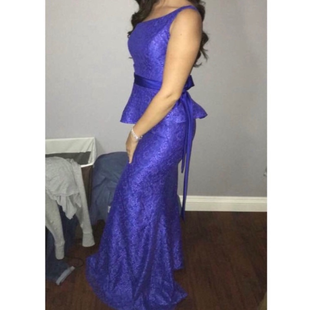 Royal Blue “Bridesmaid” Dress